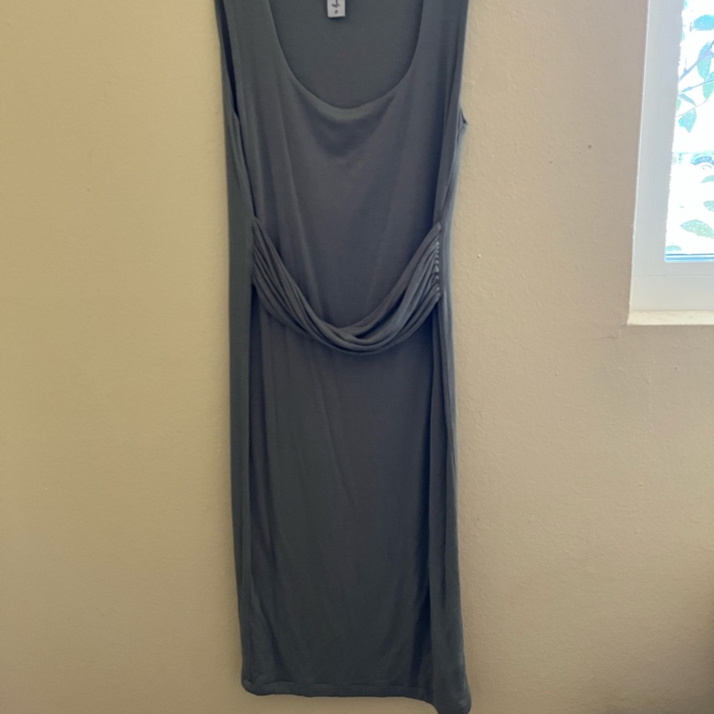 Sage green sexy mama maternity dress